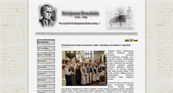 Desktop Screenshot of donelaitis.info